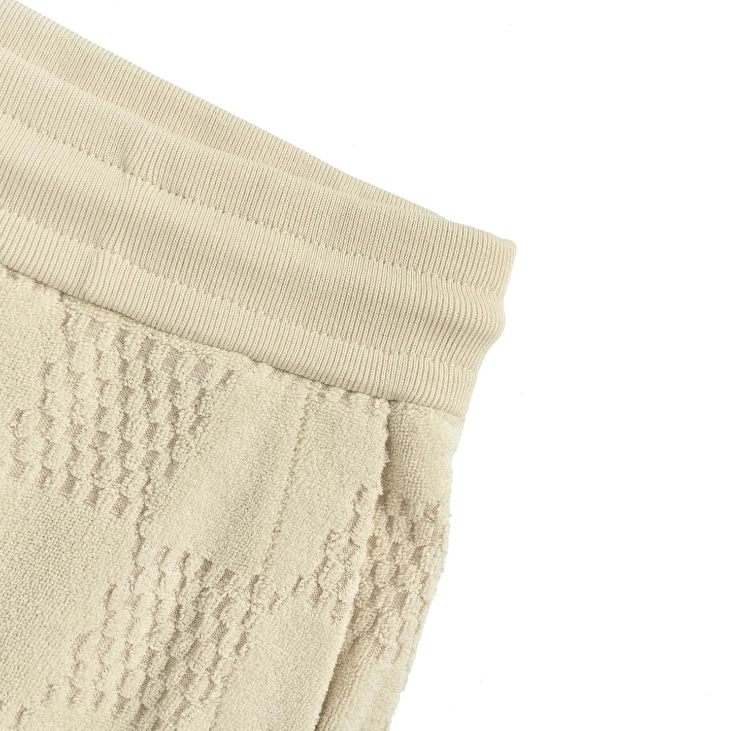 Louis Vuitton/Louis Vuitton checkerboard drawstring terry shorts